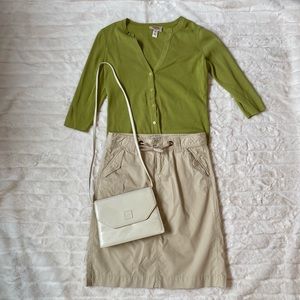 Banana republic midi skirt
